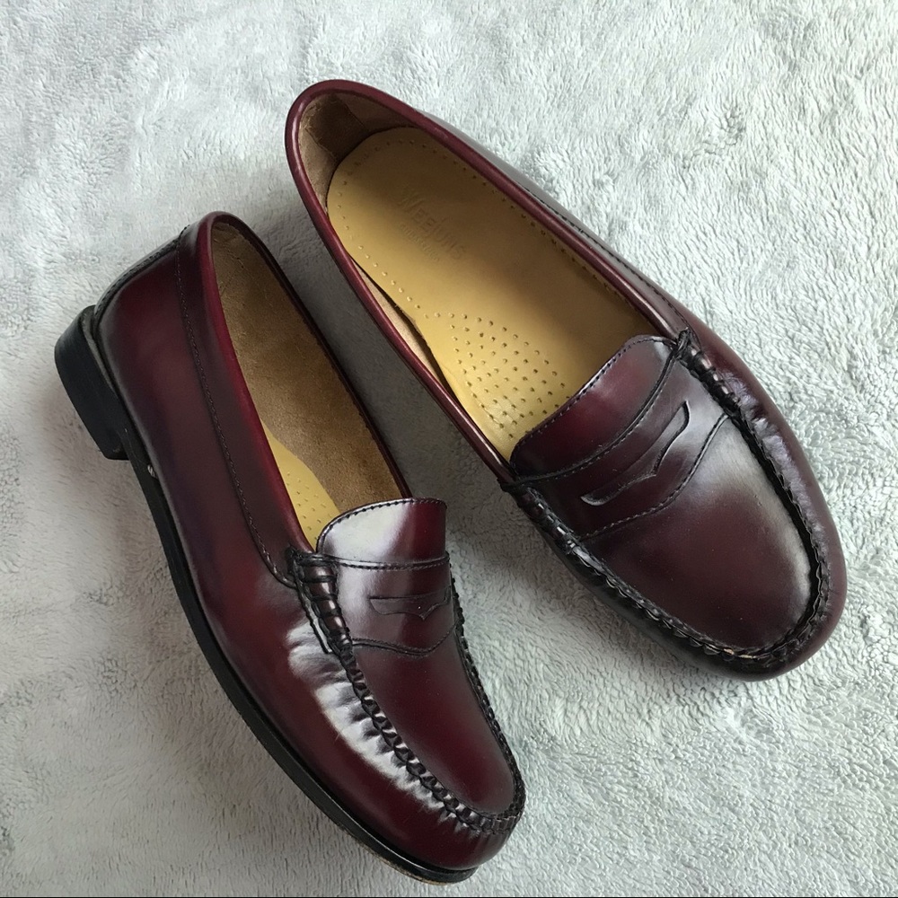Bass Weejuns Diana Penny Loafer Cordovan Leather 7